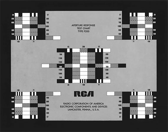 RCA P-200解像度測(cè)試卡